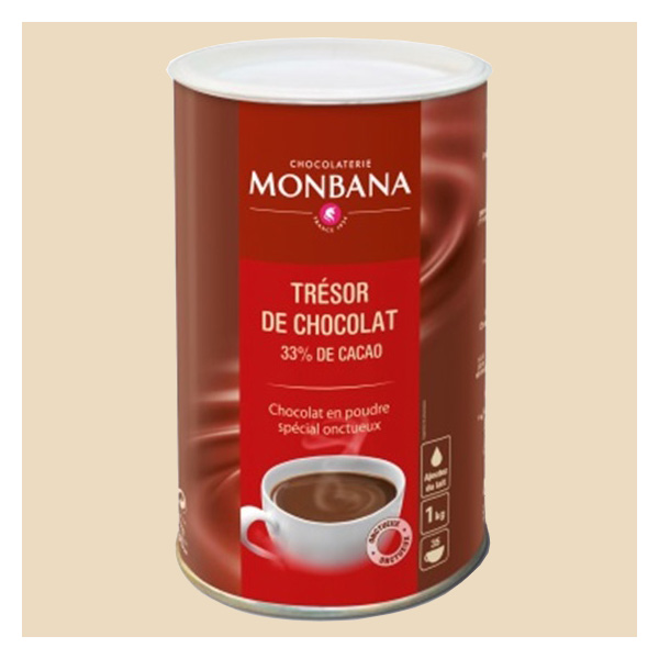 Chocolat en poudre Trésor de Chocolat Blanc - 200g - Monbana
